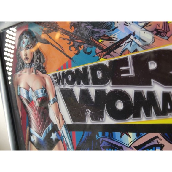 Wonder Woman DC Comics 3D Print Glass Framed Wall Picture Decoration - Picture 2 of 7